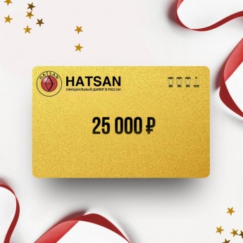 Подарочный сертификат HATSAN на сумму 25 000